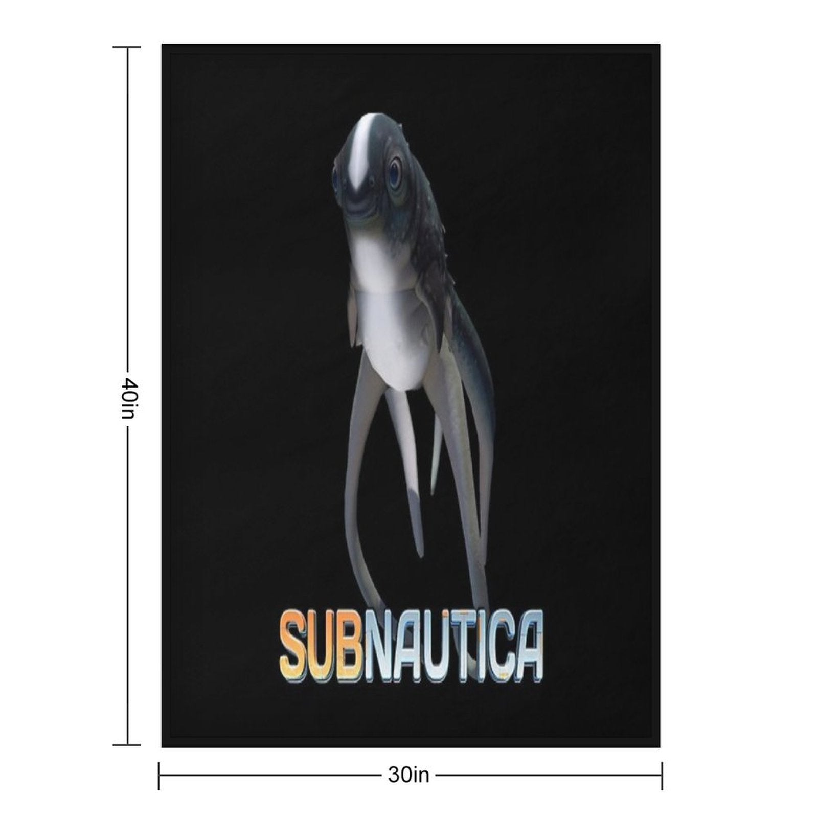 Subnautica - Cuddlefish Machine-washable Throw Blanket