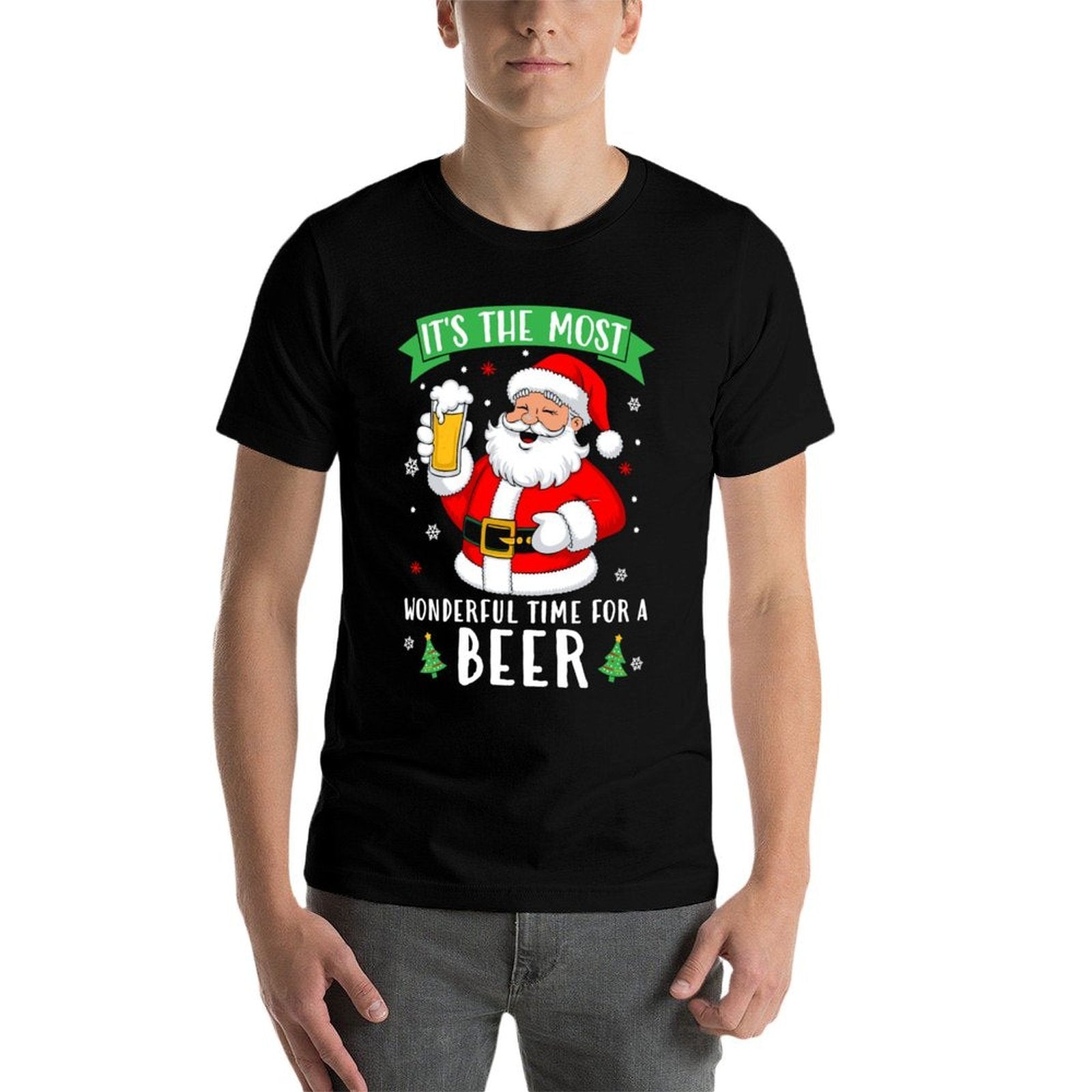 Its The Most Wonderful Time For A Beer Christmas Beer  Stretchy T-Shirt