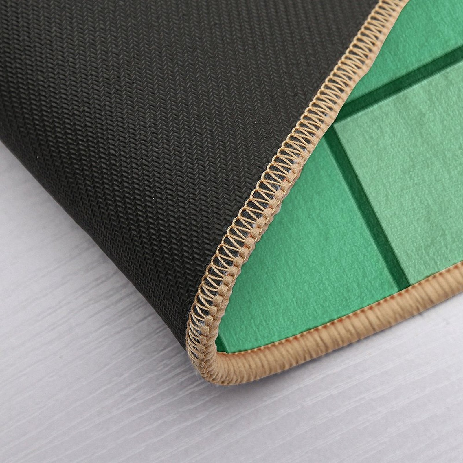Seaside Window Art - Seaside Green Tones - Home Decor & Personal Style  Stain-Proof Bath Mat