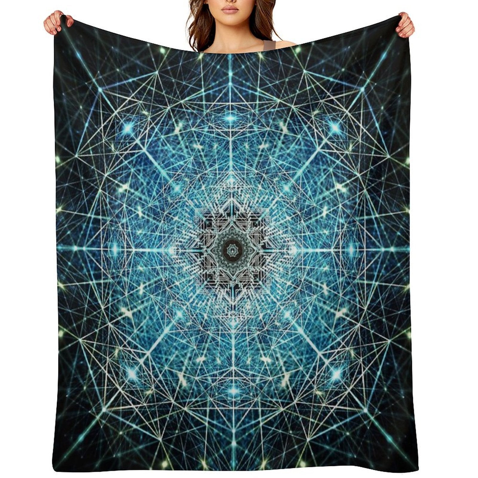 Dimensional Tensegrity Eco-conscious Throw Blanket
