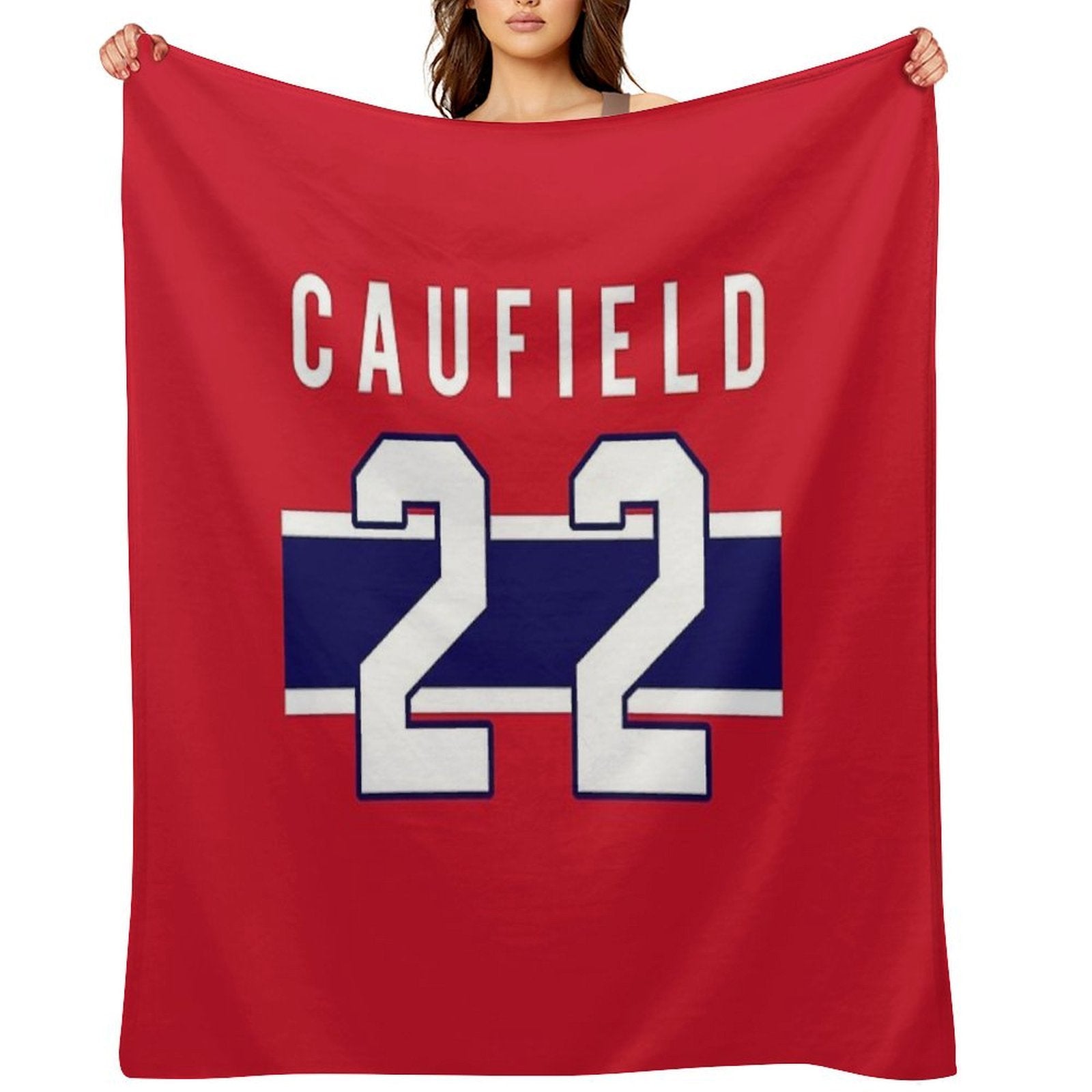 Caufield Jersey Wrinkle-free Throw Blanket