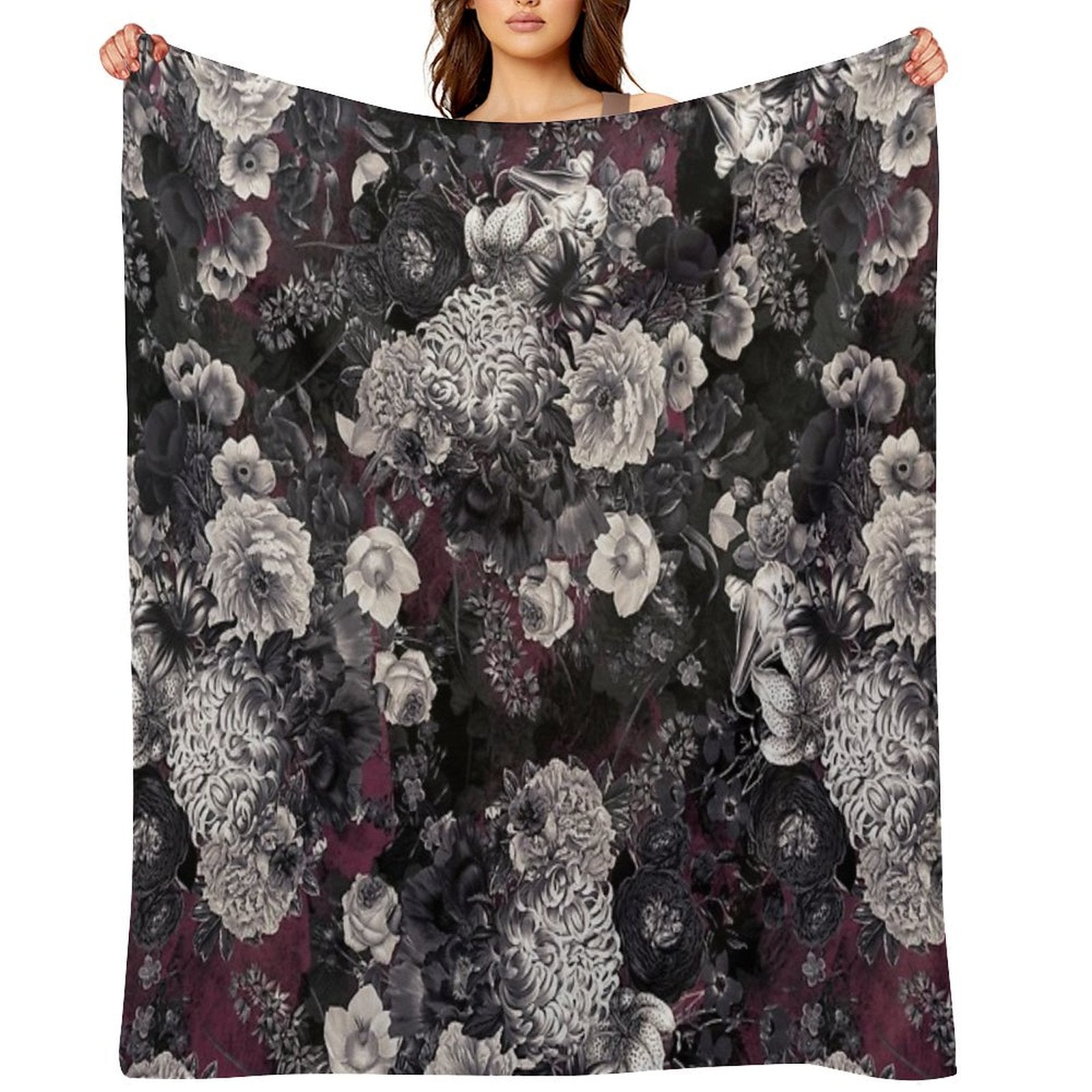 Night Garden XXXIV Comfort Throw Blanket