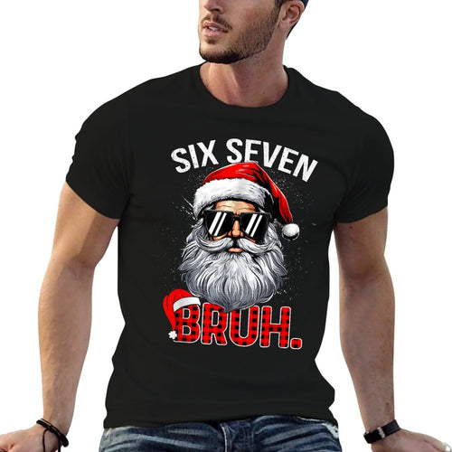 6 7 Six Seven Hand Gen Z Alpha Meme Slang Xmas Christmas  Relaxed-fit T-Shirt