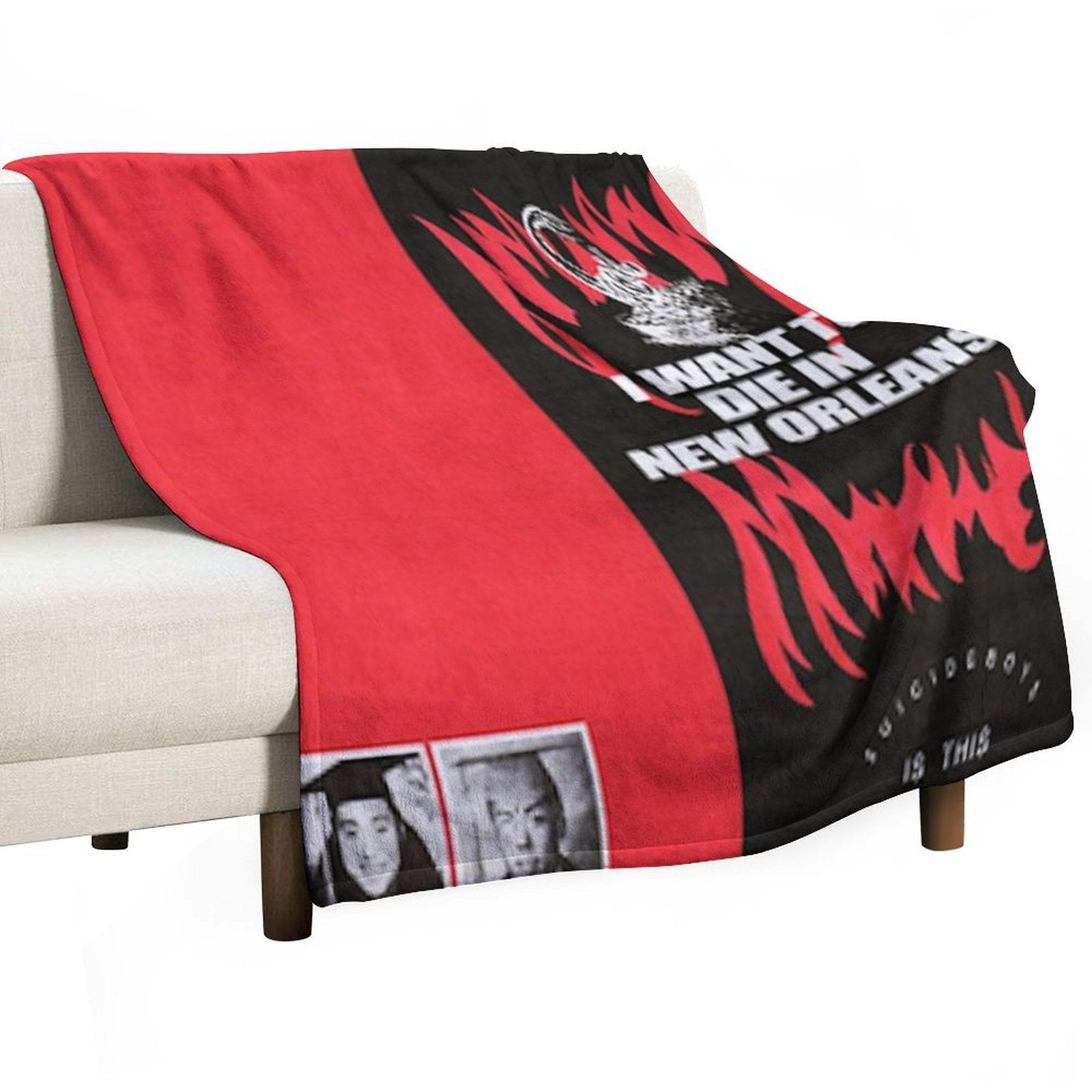 IWANTTODIEINNEWORLEANS Compact Throw Blanket