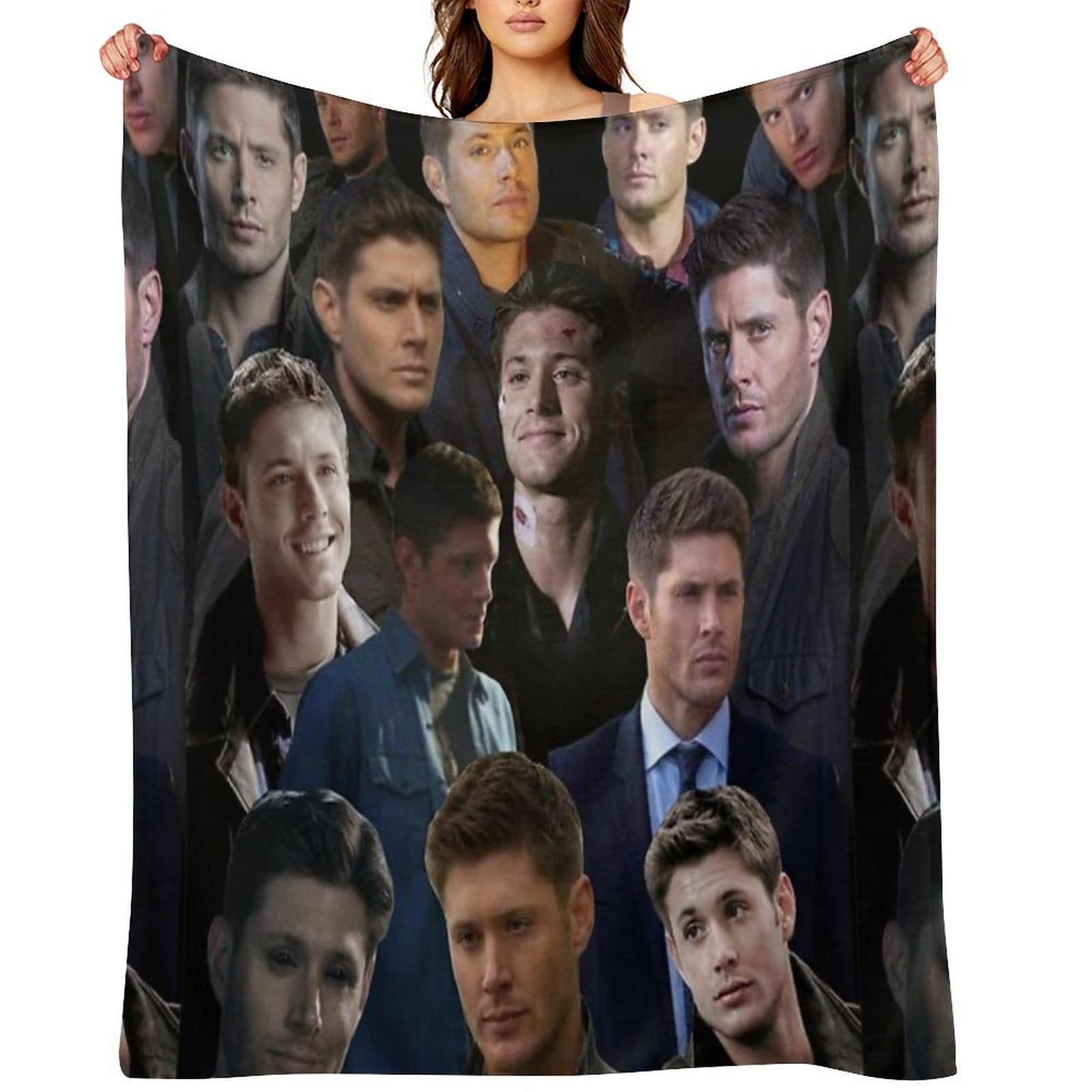 Dean Winchester Collage Multi-functional Throw Blanket