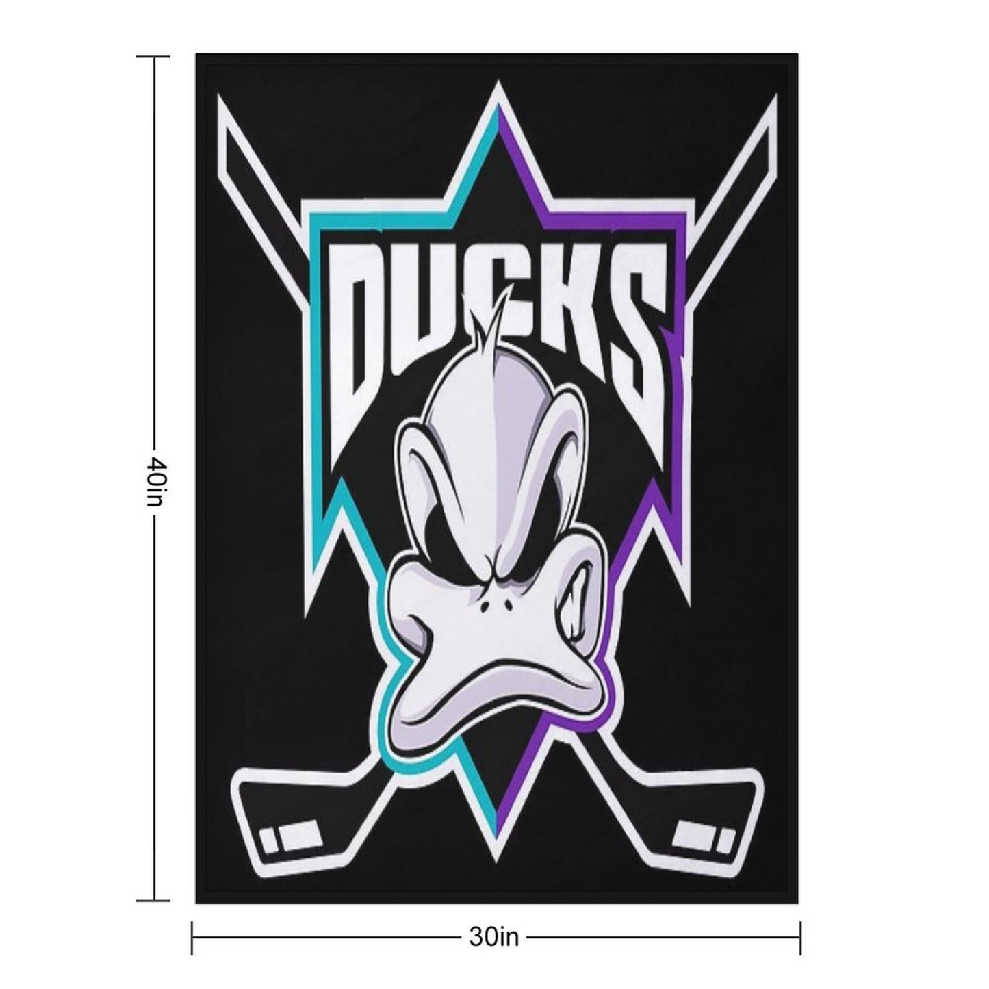 Mighty Ducks Reboot Machine-washable Throw Blanket