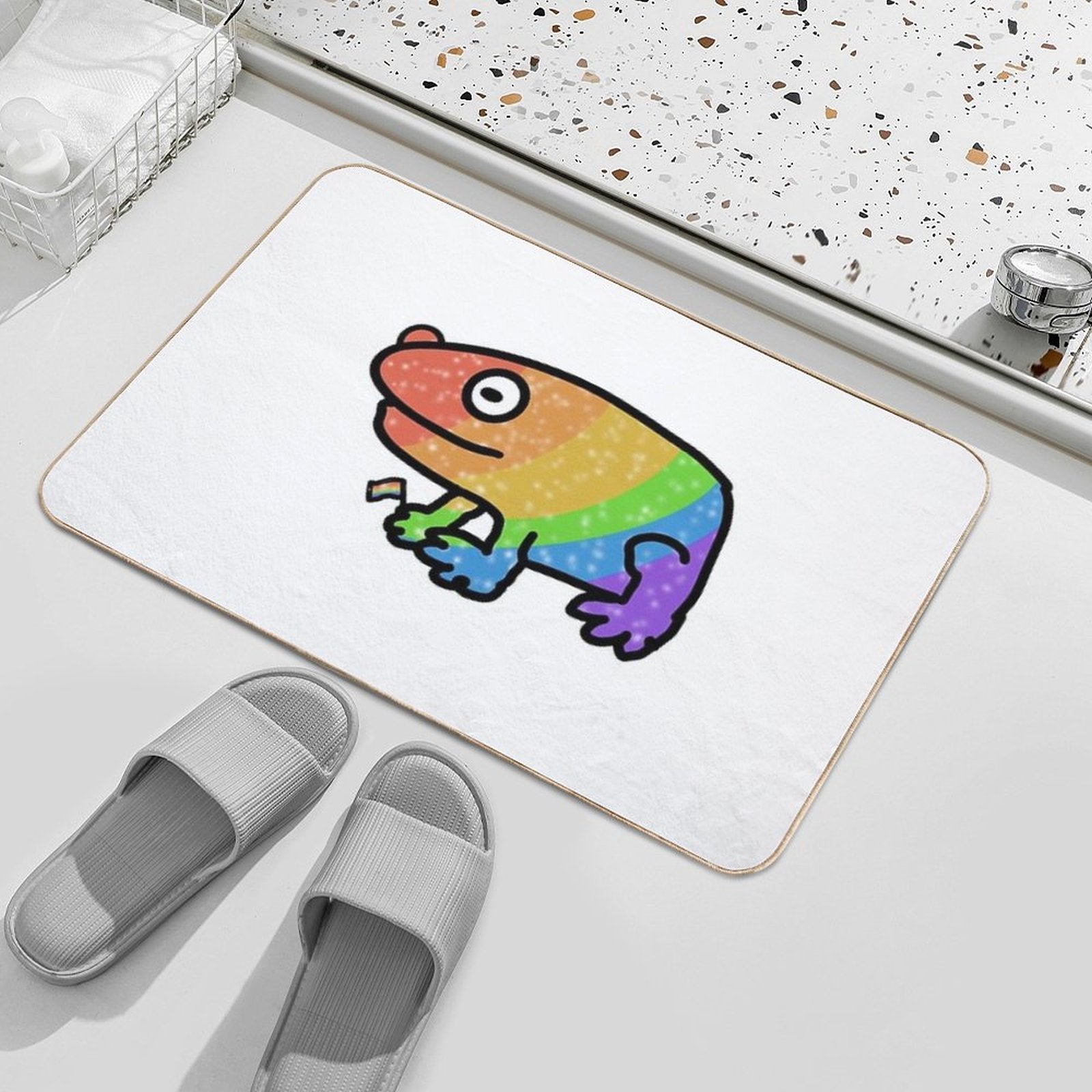 Gay Frog  Absorbent Bath Mat