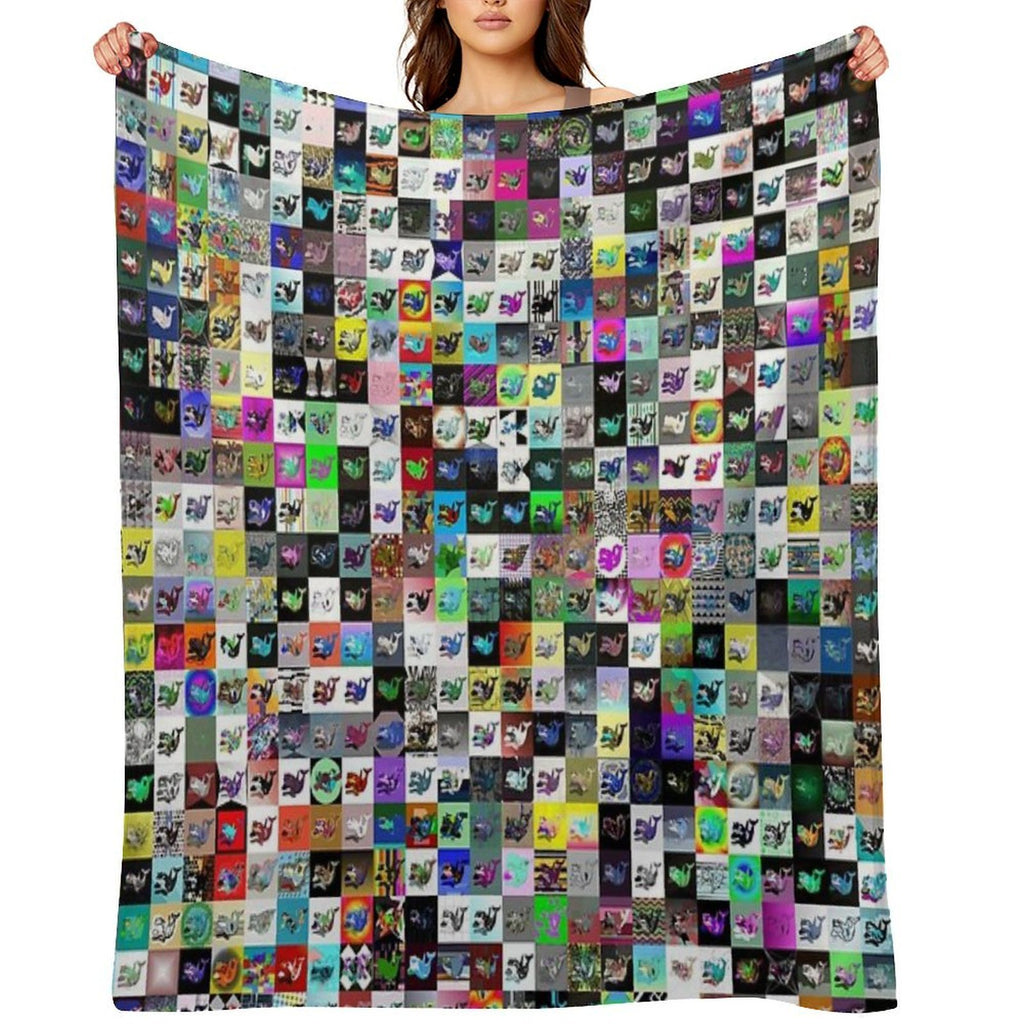 IOTA Whales Shrink-resistant Throw Blanket