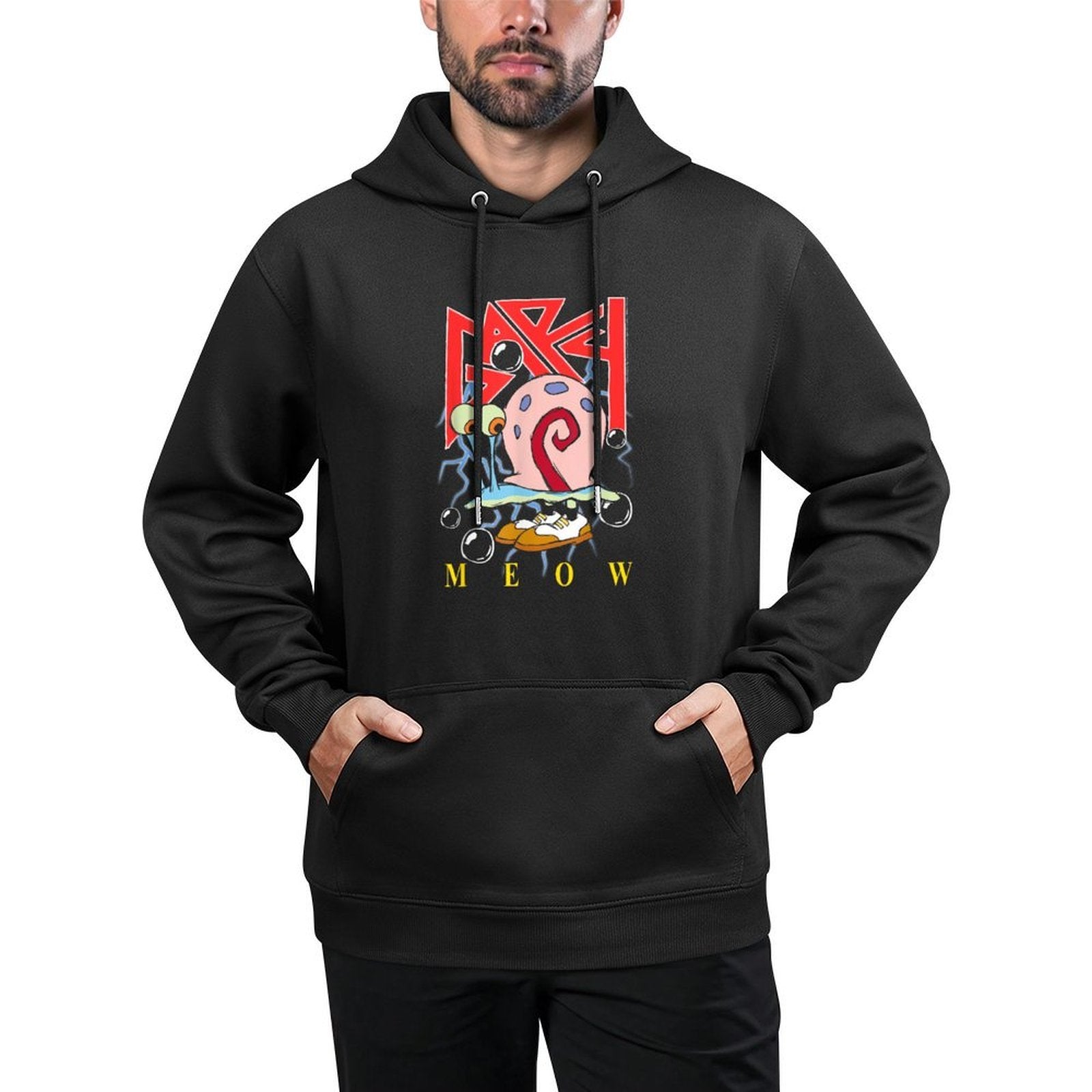 SpongeBob SquarePants Gary Snail Heavy Metal Band All-Day Comfort Hoodie
