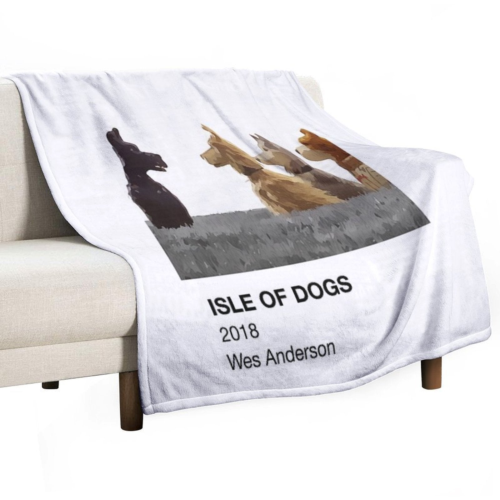 Pantone Isle of Dogs Sustainable Throw Blanket