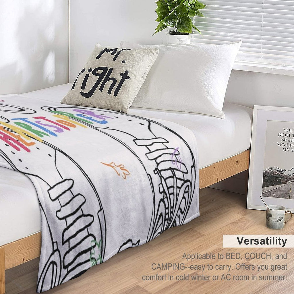 Heartstopper, Nick And Charlie Shoes Shrink-resistant Throw Blanket