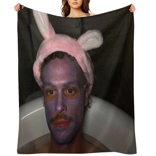 Mgg Face Mask Quick-dry Throw Blanket