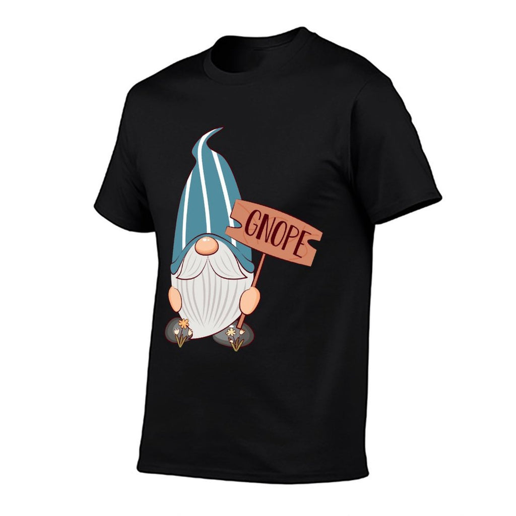 Cool Gnope, Tomte Garden Gnome Funny Scandinavian Nope  Affordable Price T-Shirt