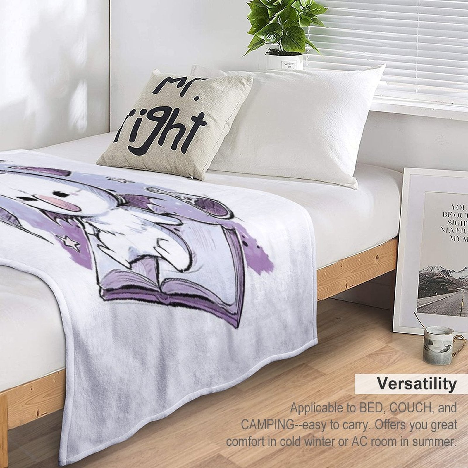 Save Kupo Wrinkle-free Throw Blanket