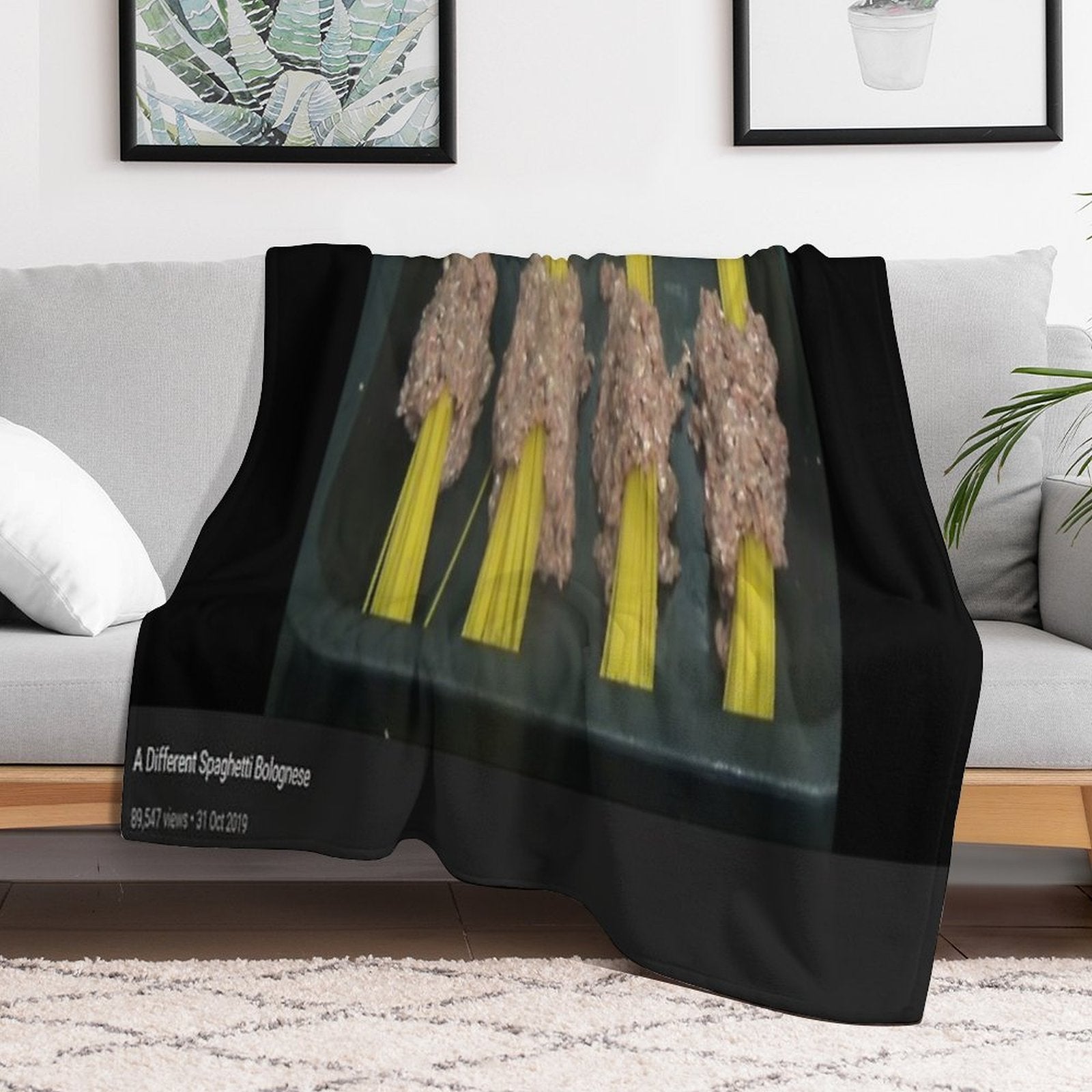 A Different Spaghetti Bolognese - Kay's Cooking Anti-pilling Throw Blanket