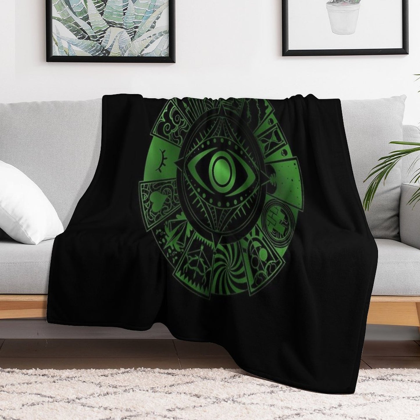 15 Fears Wheel Compact Throw Blanket