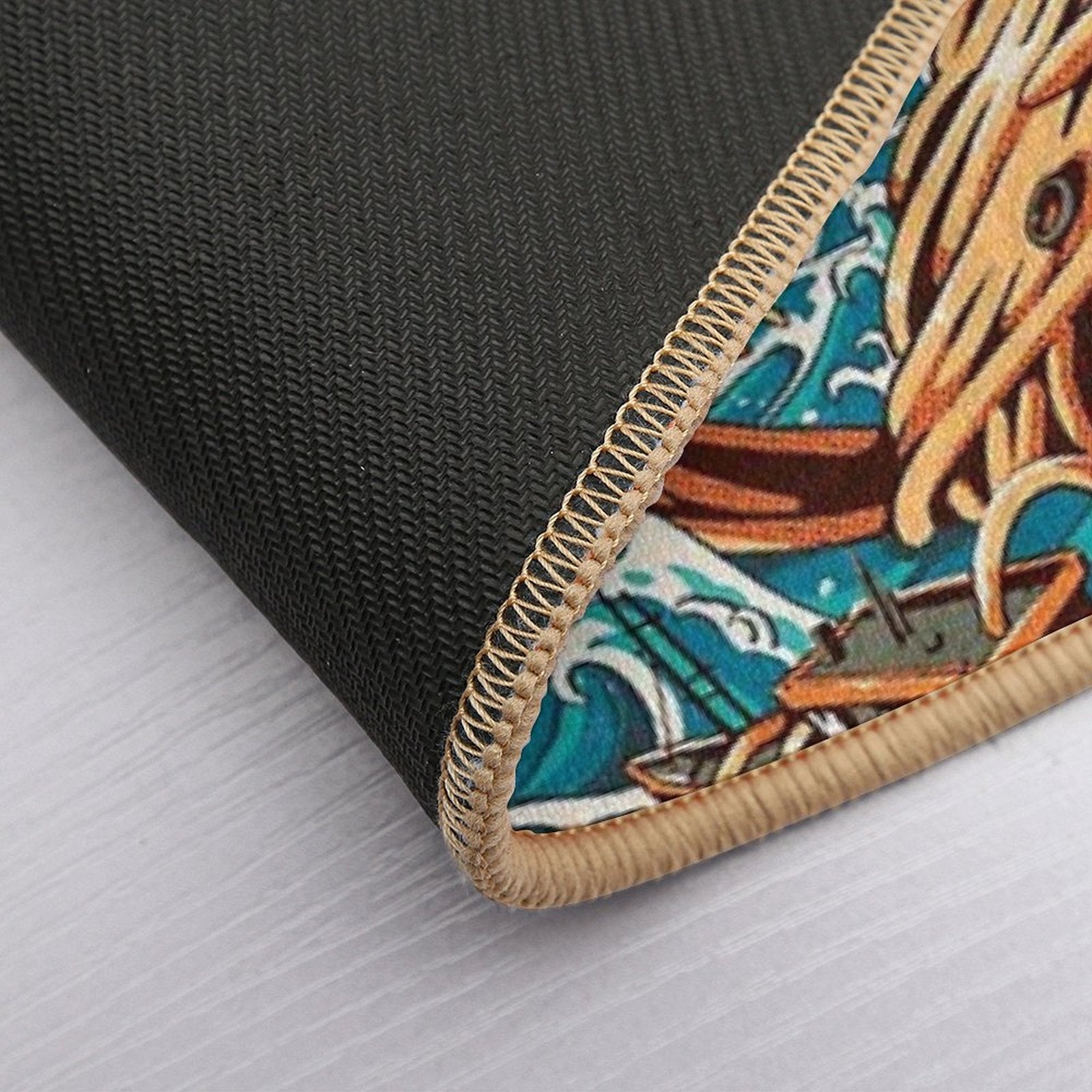 Great Ramen Dragon Off Kanagawa  Dirt-Trapping Bath Mat