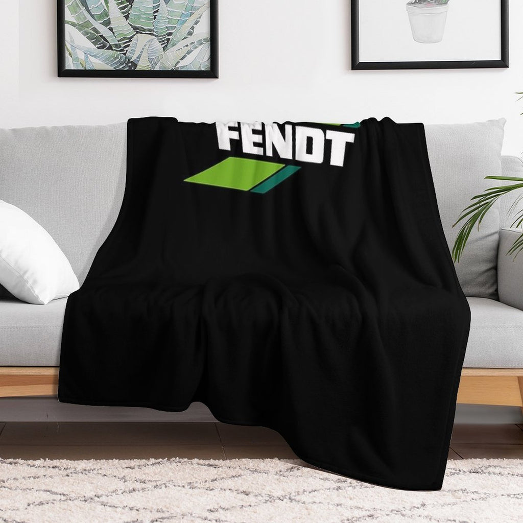 BEST SELLER - Fendt Tractors Logo Merchandise Essential Sustainable Throw Blanket