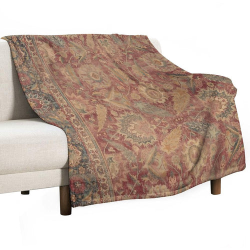 Antique Kilim Anti-pilling Throw Blanket