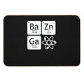 BaZinGa And Atom Classic T-Shirt  Slip-Resistant Bath Mat