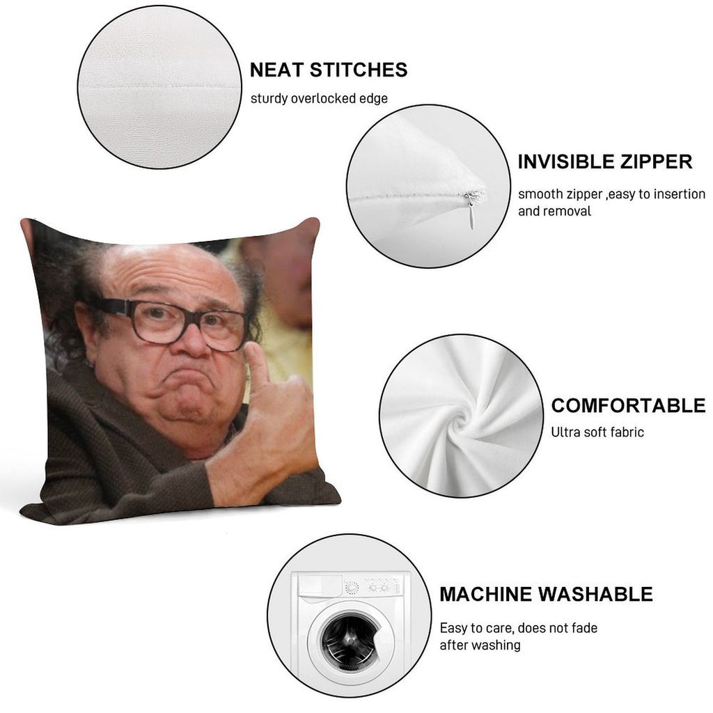 Danny Devito Approves Soft Multiple Sizes Throw Pillow
