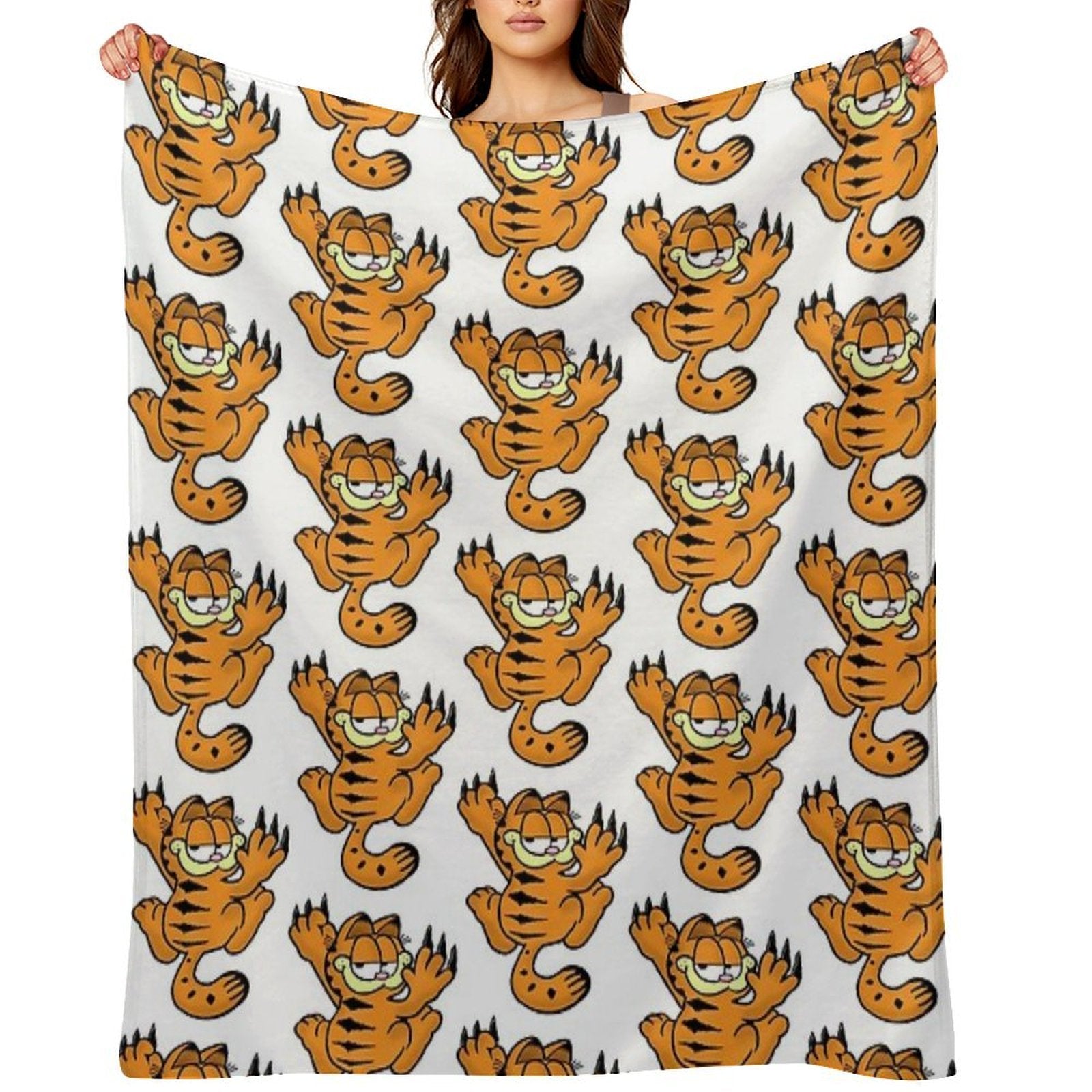 Cute Garfield Compact Throw Blanket