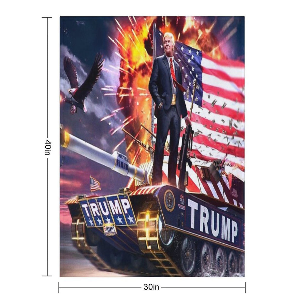 Donald Trump Anti-pilling Throw Blanket