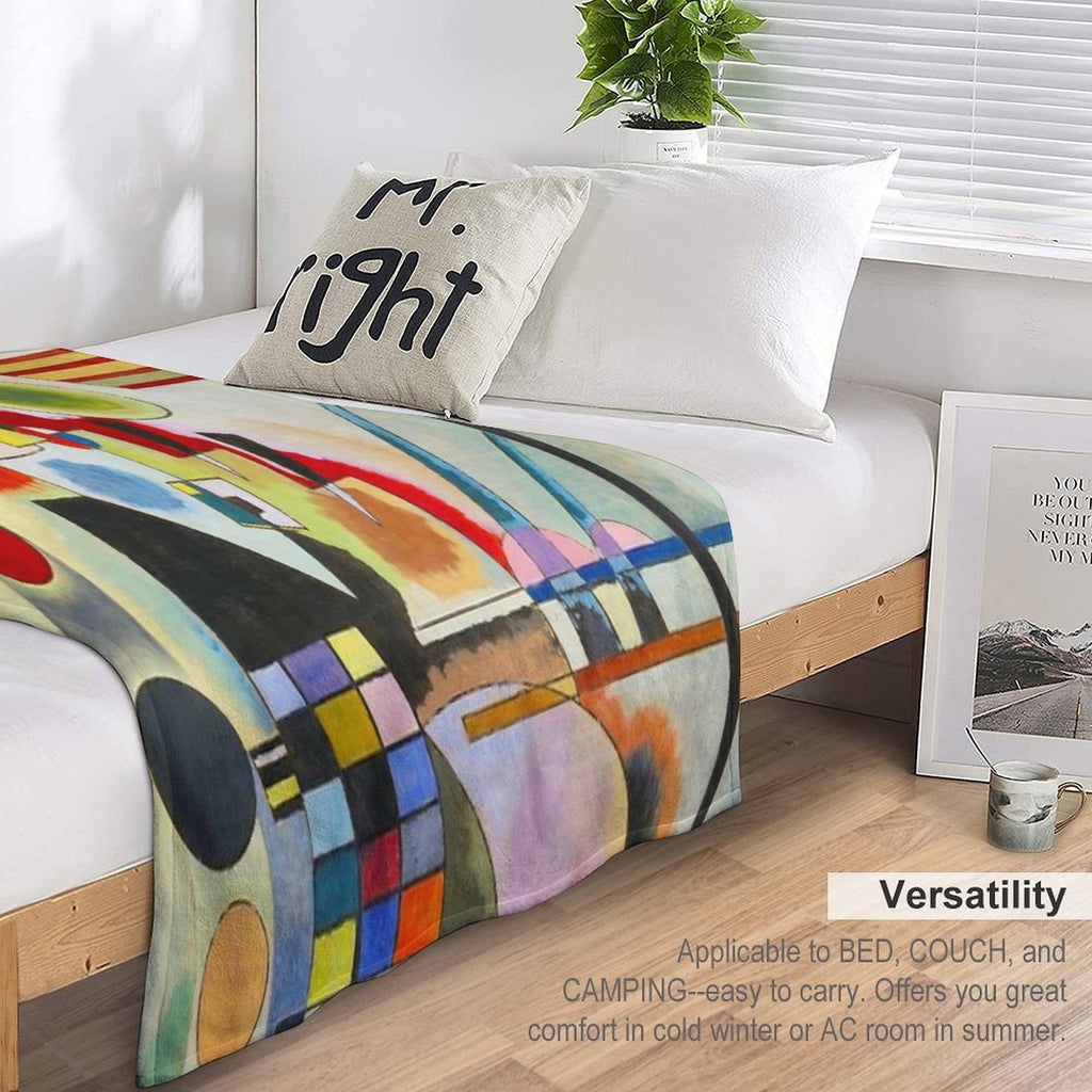 Kandinsky  Swinging Plush Throw Blanket