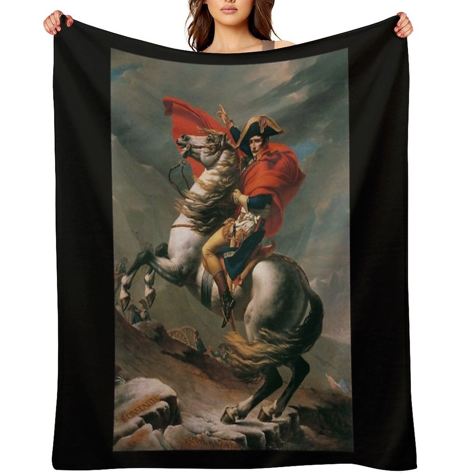 Napoleon Bonaparte Anti-pilling Throw Blanket