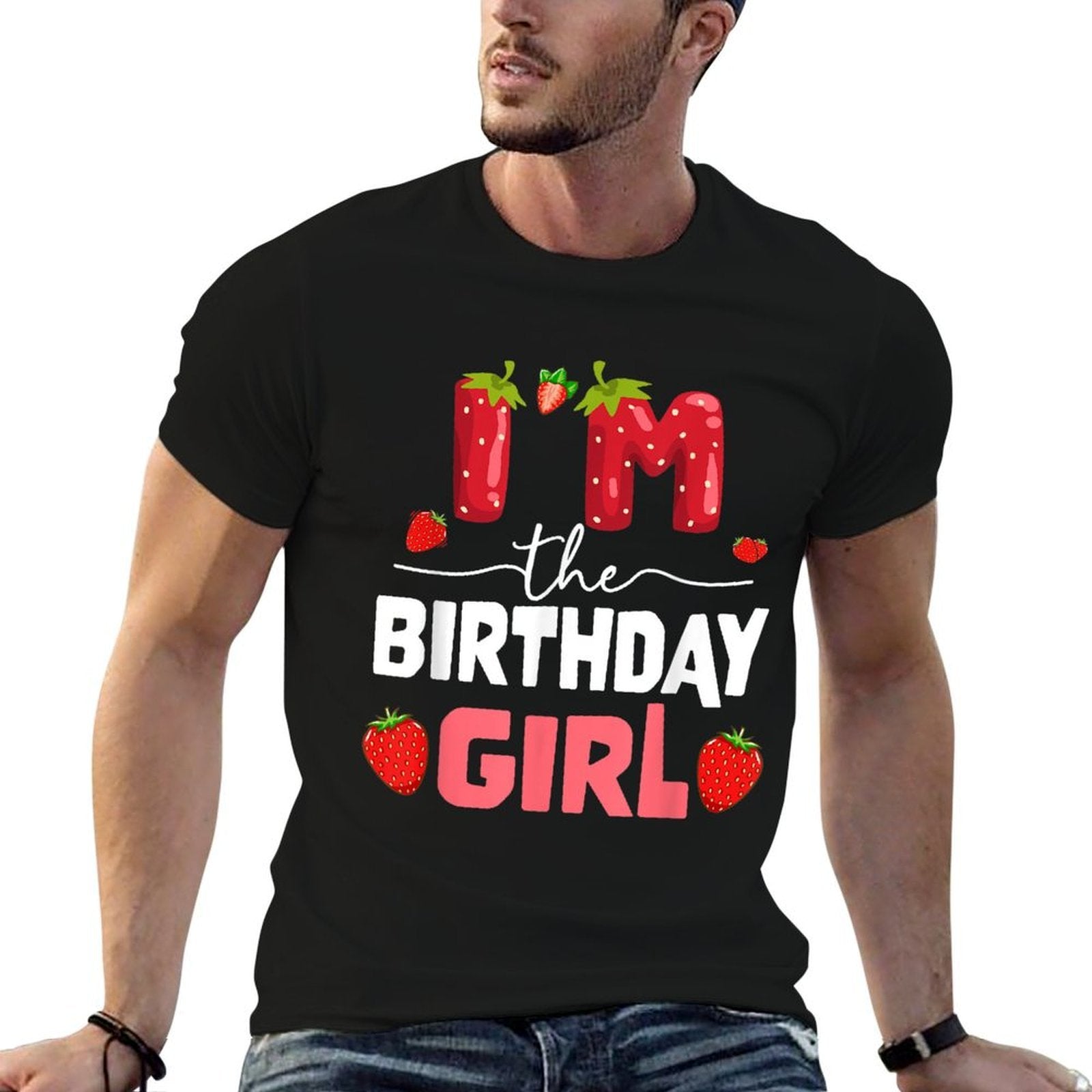 I'm The Berry First Birthday of Girl Sweet Strawberry  Graphic-printed T-Shirt