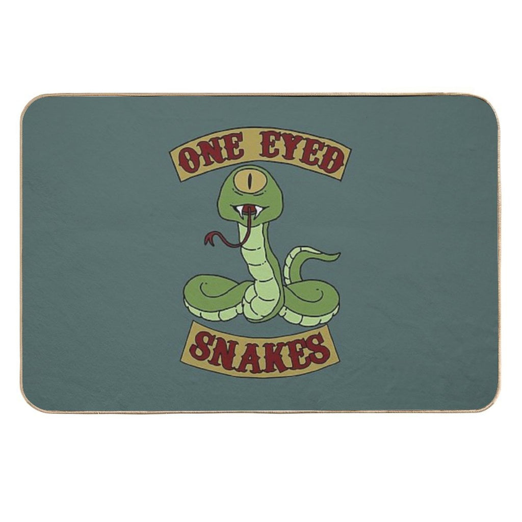 One Eyed Snakes  Non-Slip Bath Mat