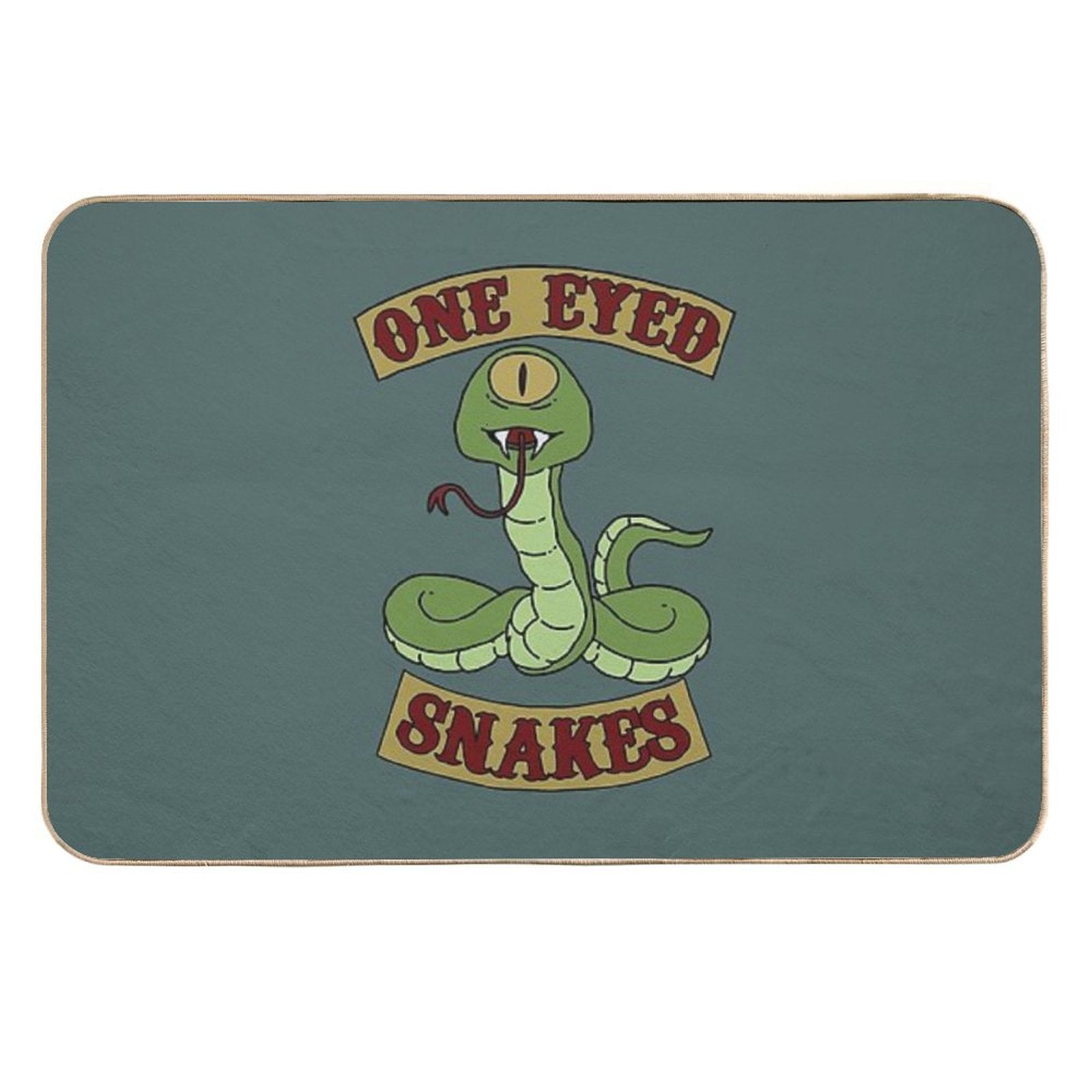 One Eyed Snakes  Non-Slip Bath Mat
