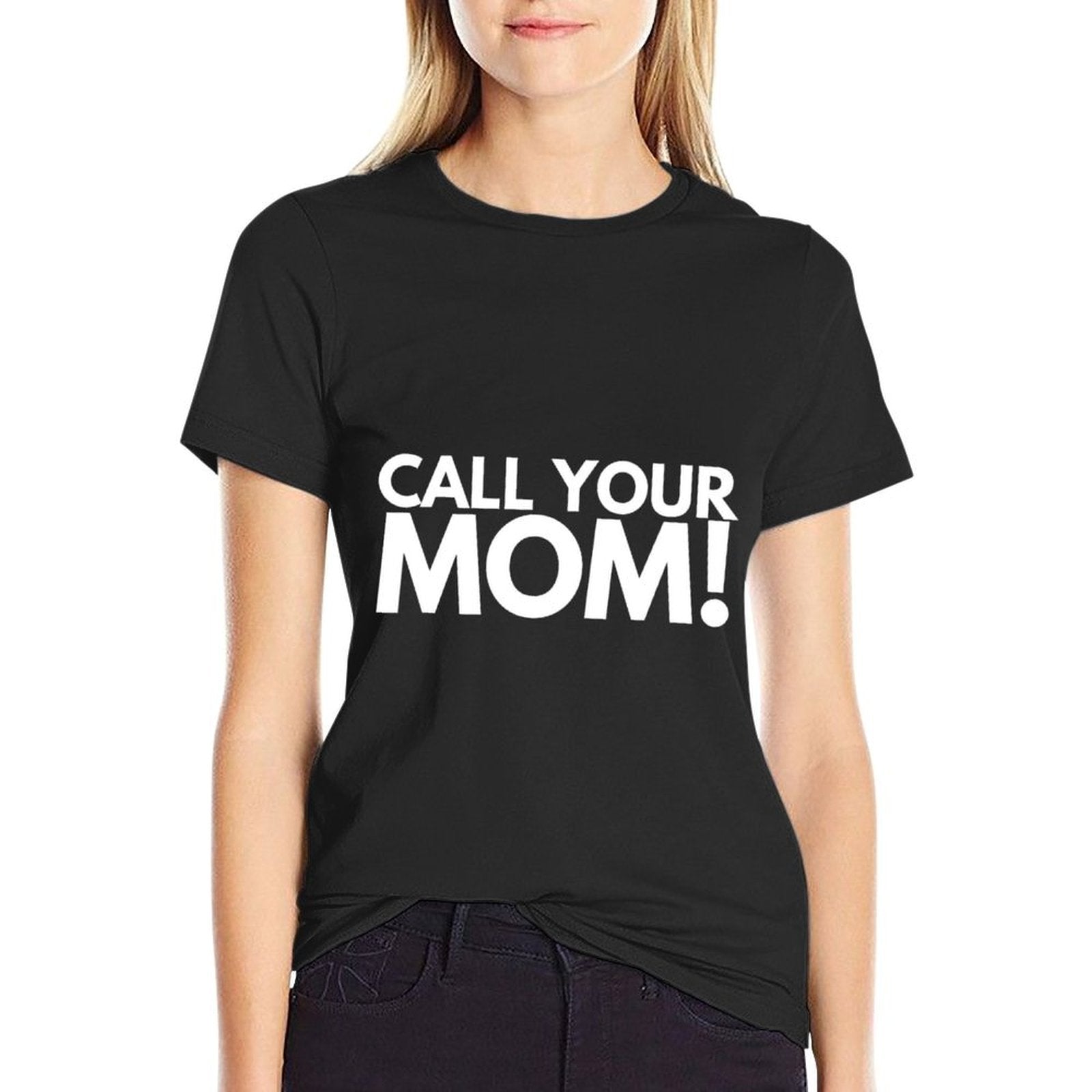 Call Your Mom College Student Funny BTS Freshman Survival  Fade-proof Color T-Shirt