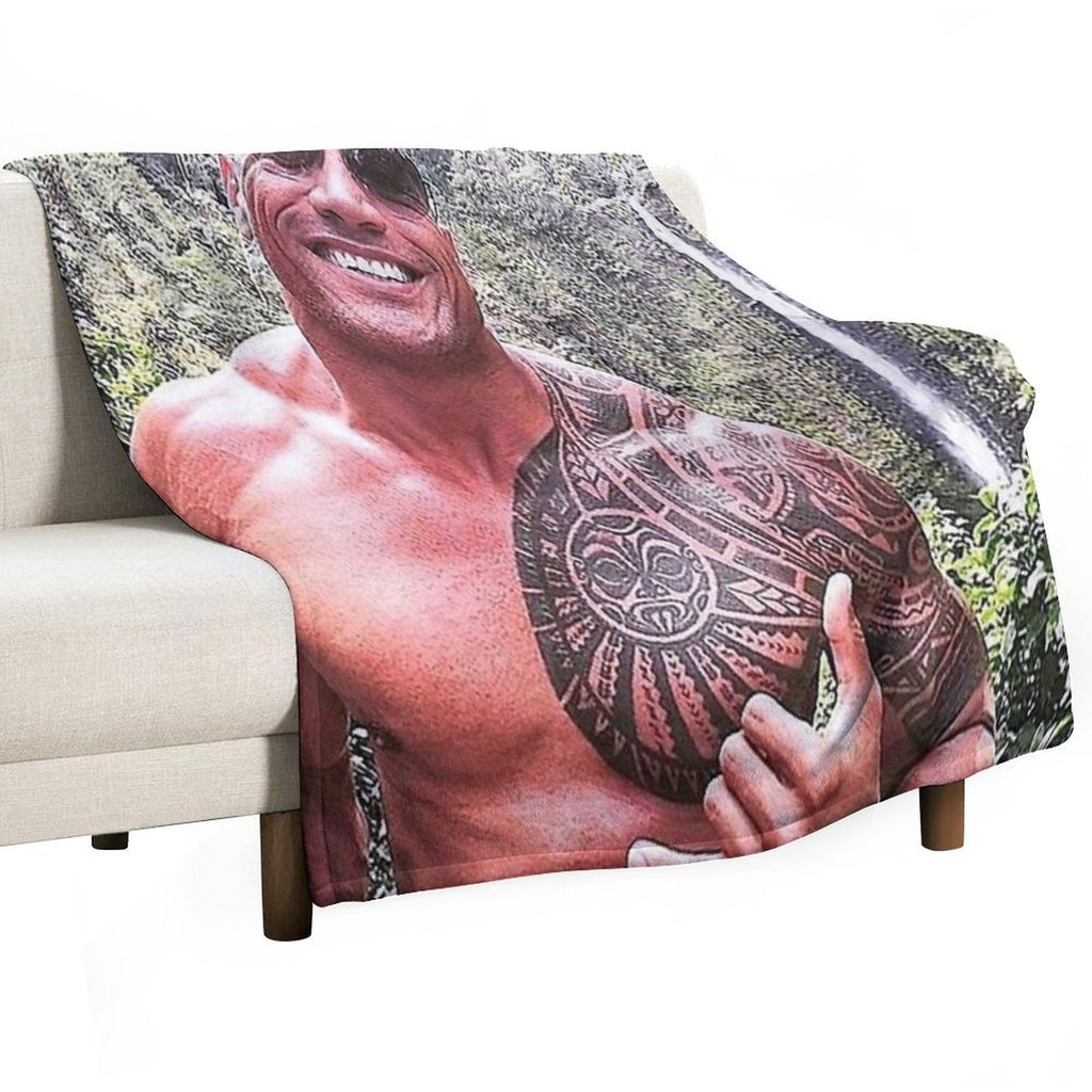 Dwayne Johnson All-season Throw Blanket