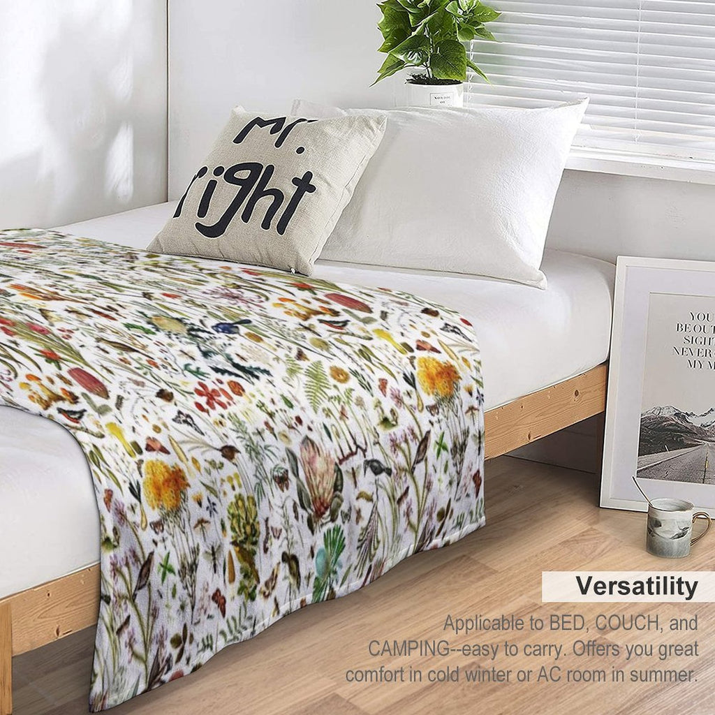 Biology Australia. Plush Throw Blanket