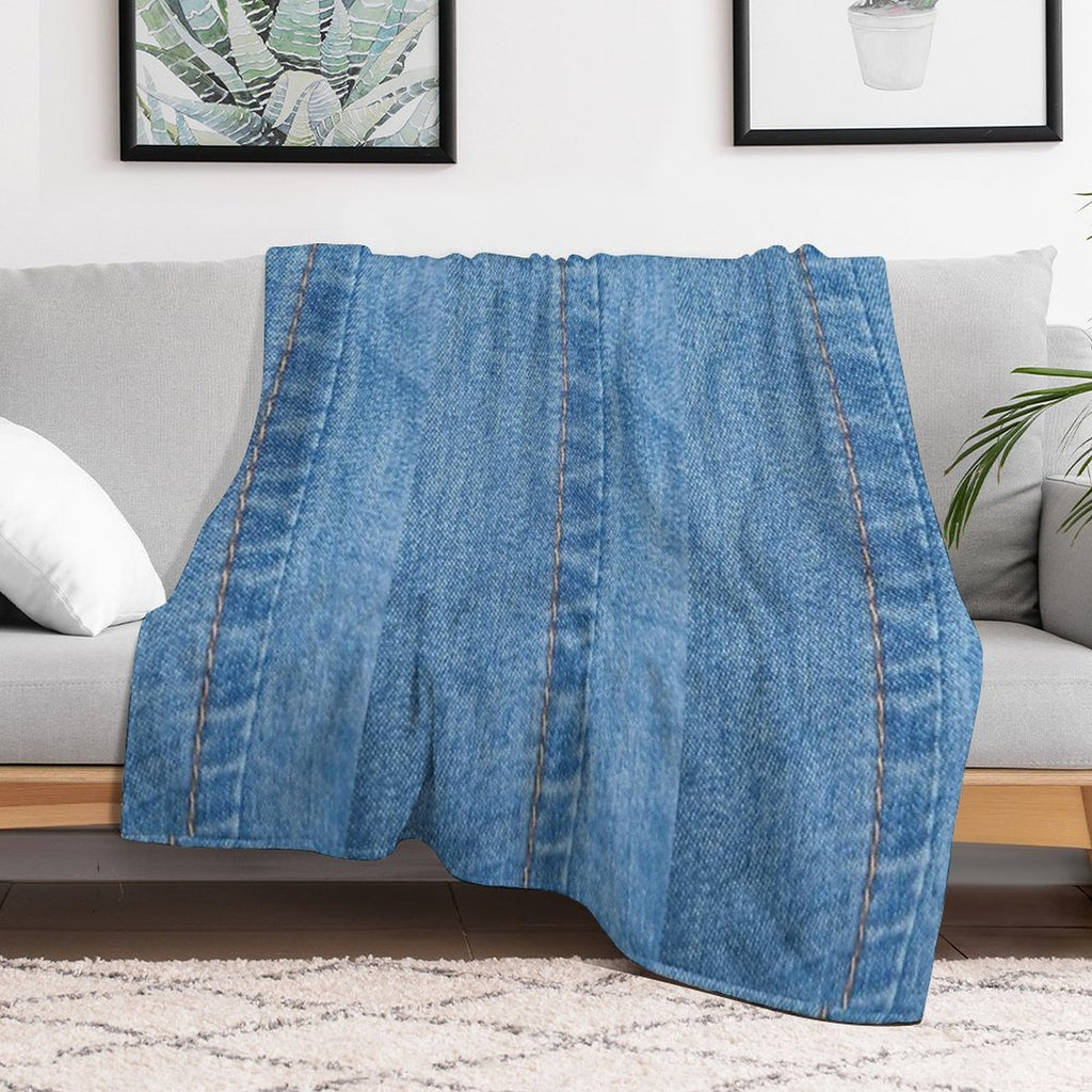 Denim Durable Throw Blanket