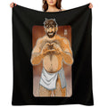 ADAM LIKES SAUNAS Easy Care Throw Blanket