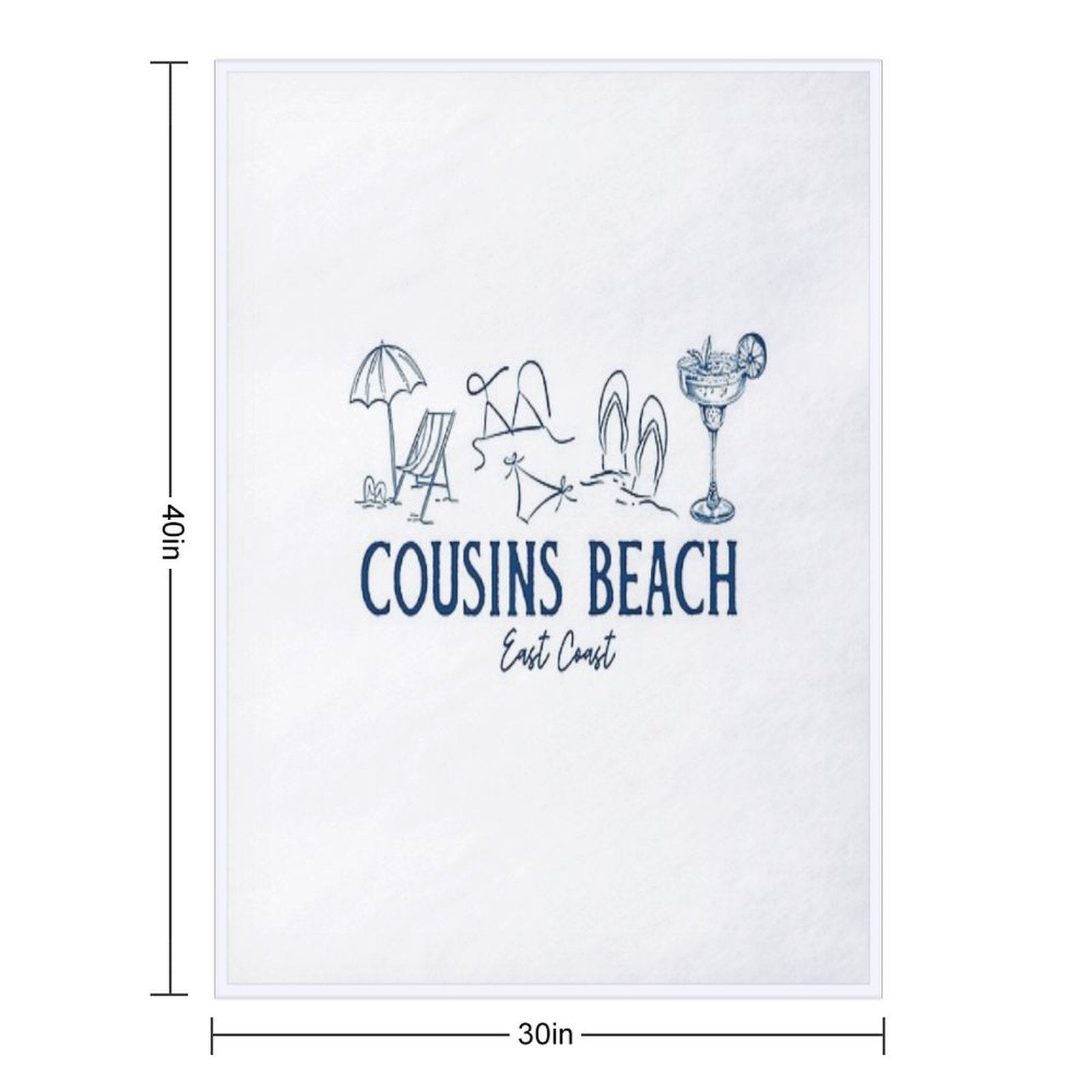 Cousins Beach The Summer I Turned Pretty Gift-ready Throw Blanket