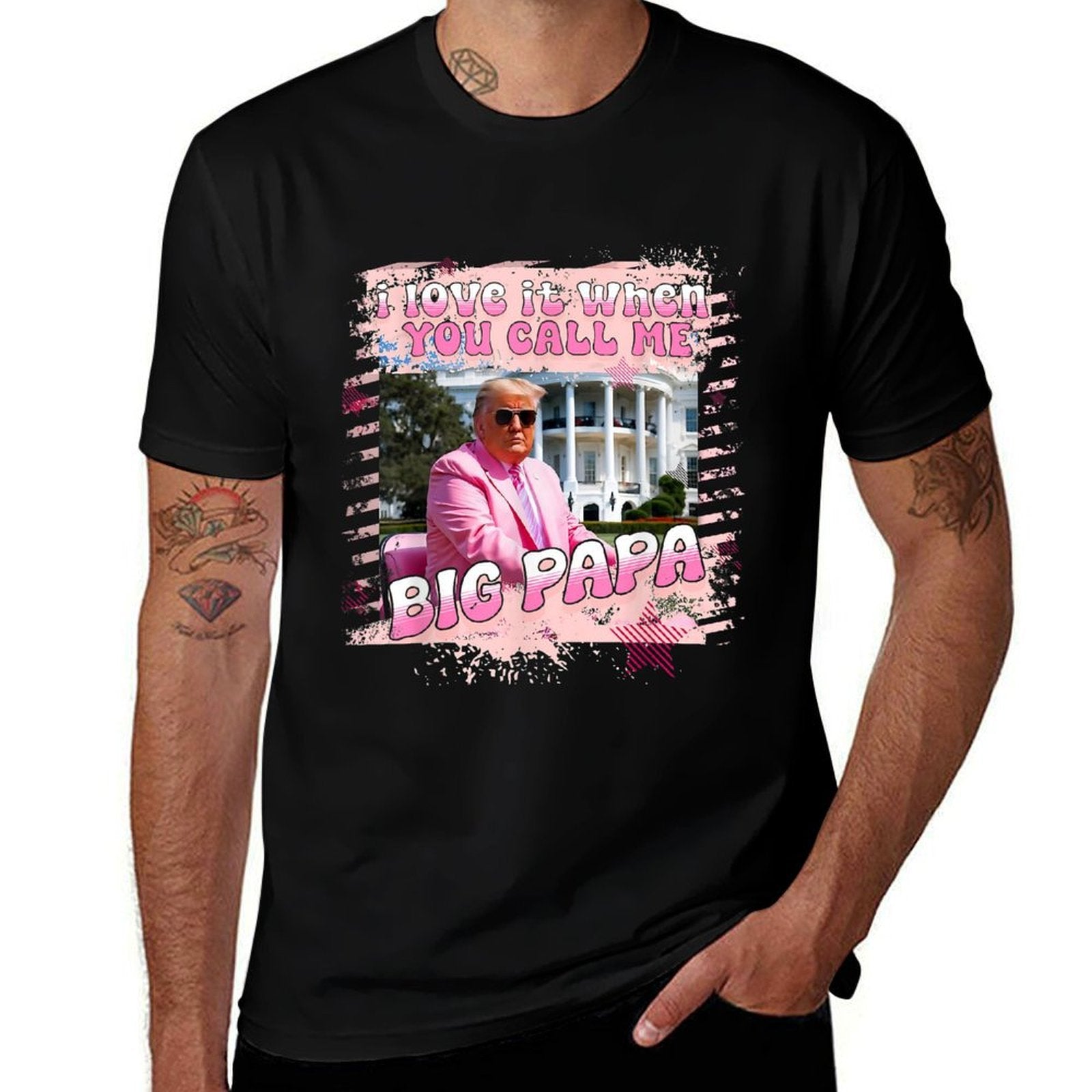I Love It When You Call Me Big Papa Daddy Donald Trump 2024  Classic T-Shirt