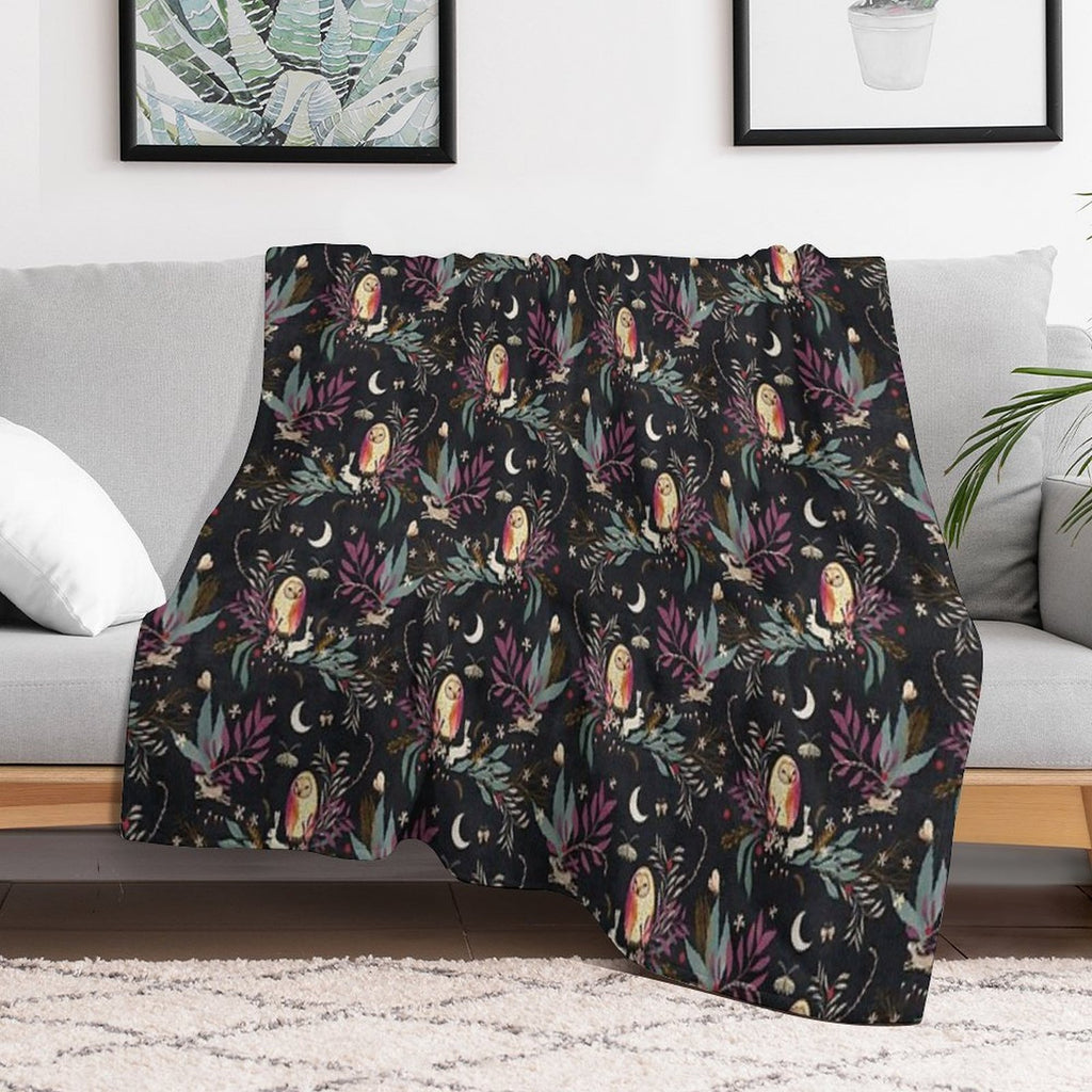 In The Night Garden Eco-conscious Throw Blanket