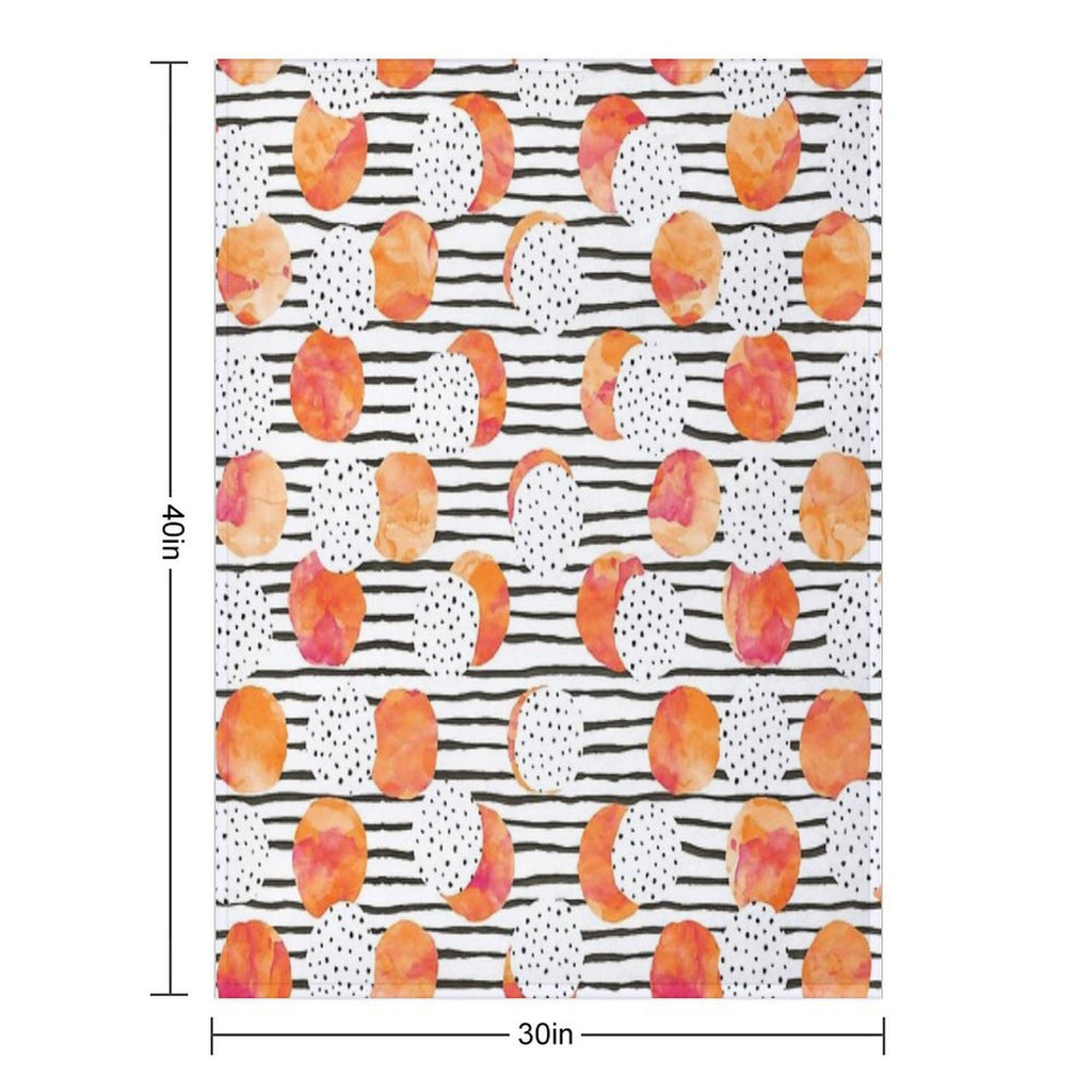 Fruity Orange Multi-functional Throw Blanket