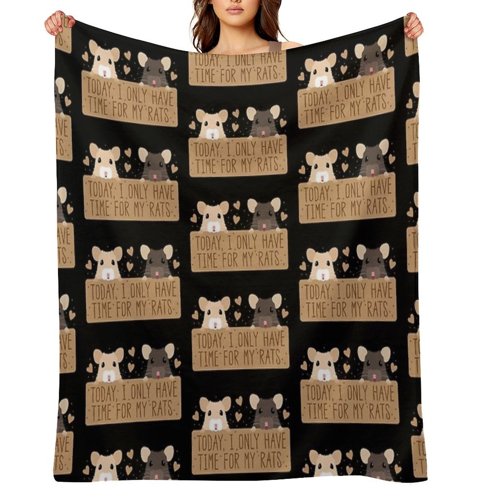 Today, I Only Have Time for My RATS Durable Throw Blanket