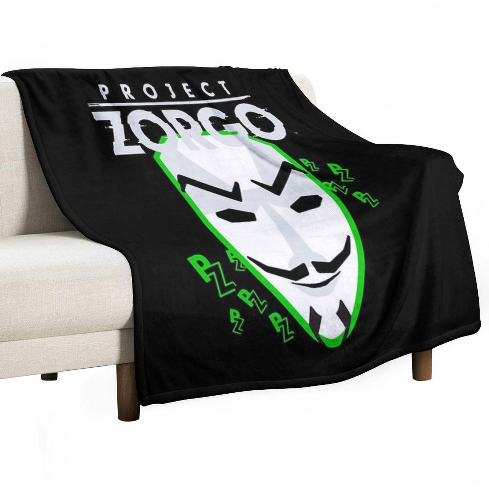 Cool Zorgo Anonymous Mask  Coder Gift Lover Easy Care Throw Blanket