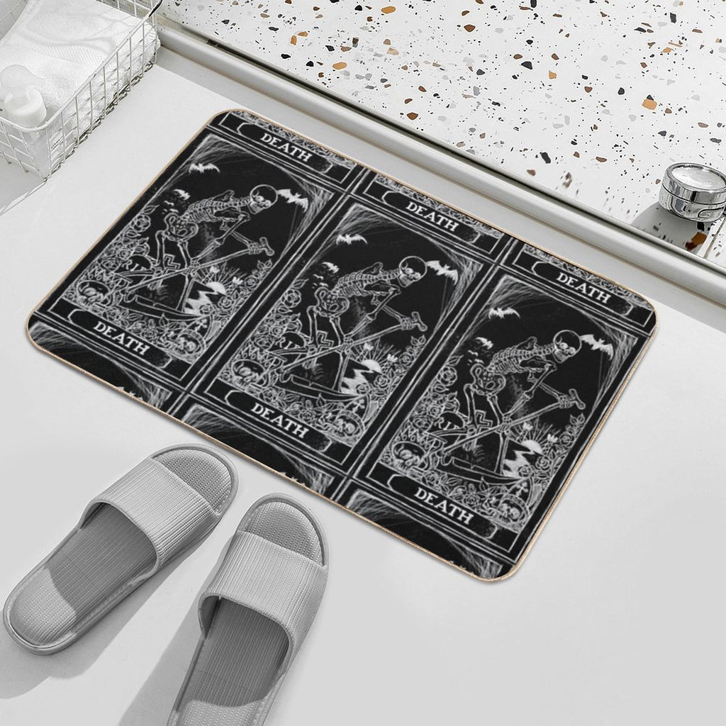Death Card  Odorless Bath Mat