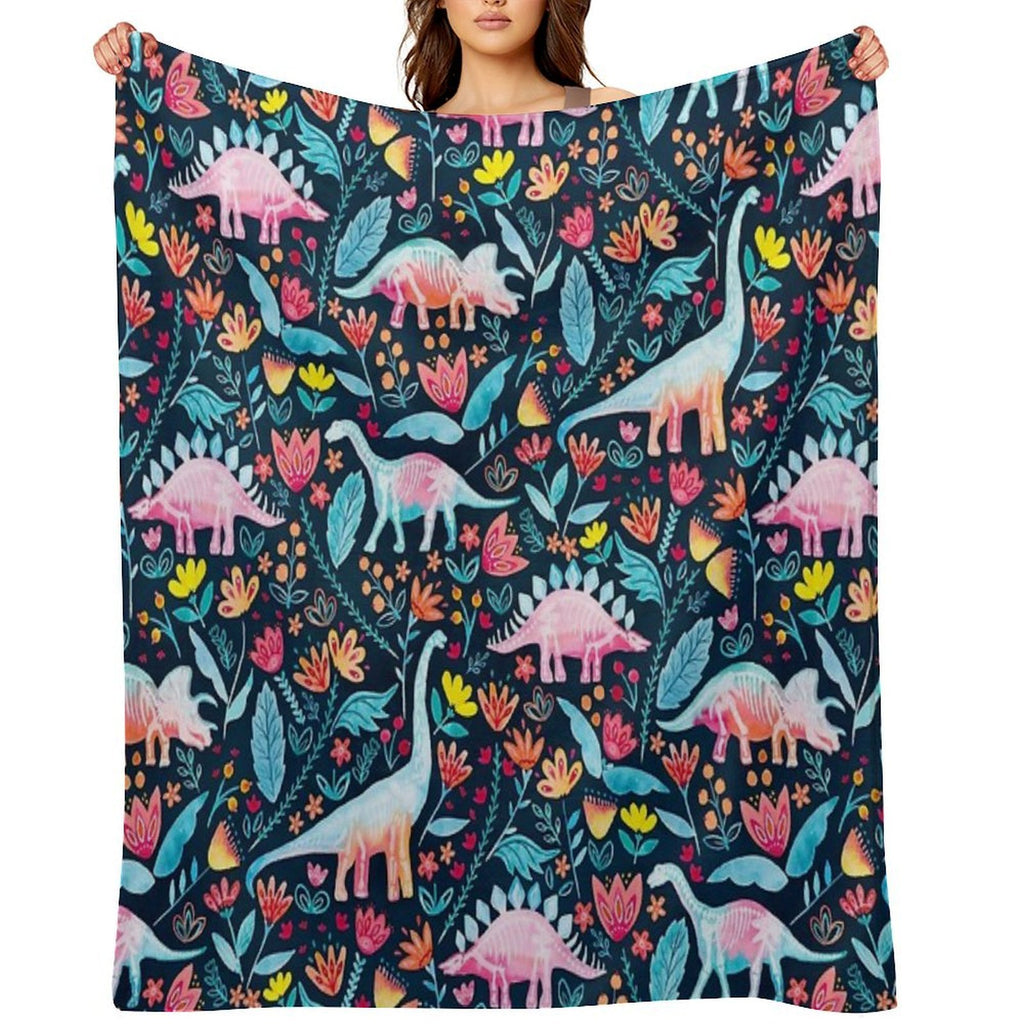 Dinosaur Delight Multi-functional Throw Blanket