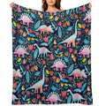 Dinosaur Delight Multi-functional Throw Blanket