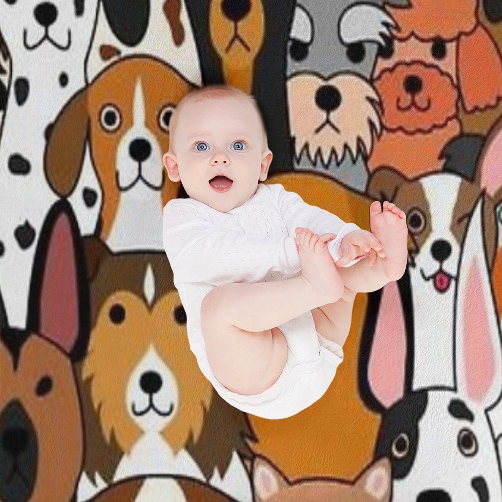 Cute Machine-washable Throw Blanket