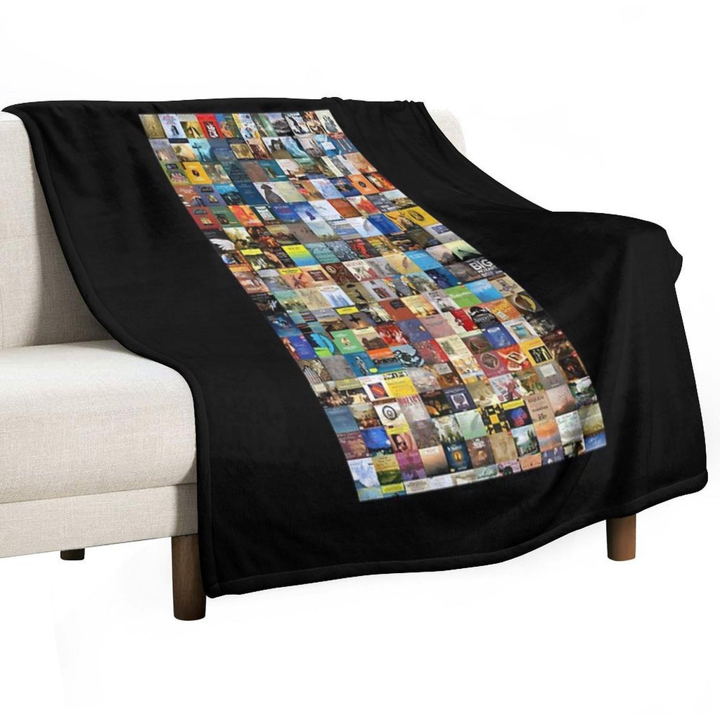 Mozart Album Covers Versatility Throw Blanket