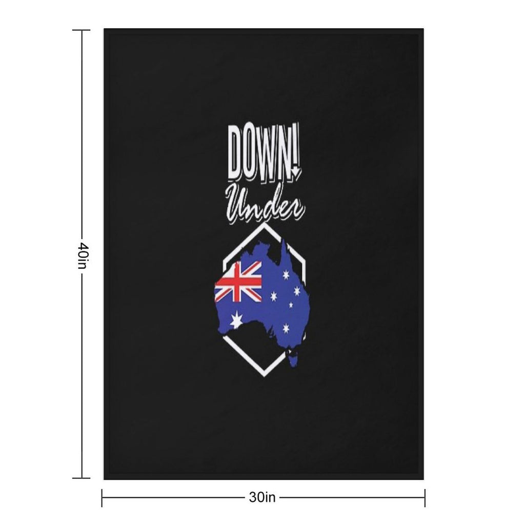 Down Under! Comfort Throw Blanket