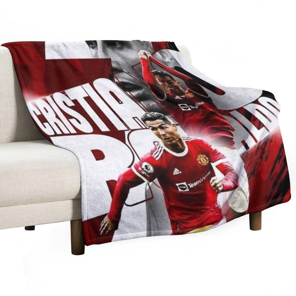 Cristiano Ronaldo Illustration Multi-functional Throw Blanket